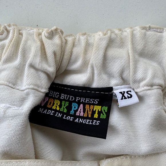 Big Bud Press white Work Pants - Picture 2 of 7